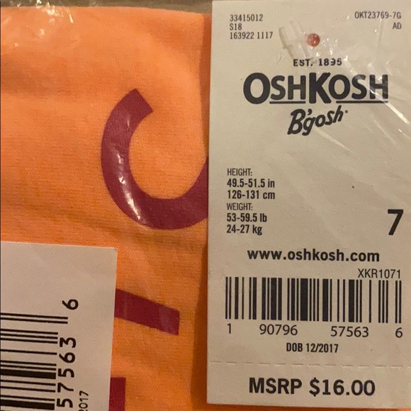 Kids “OshKosh Originals” Shirts - Picture 6 of 6